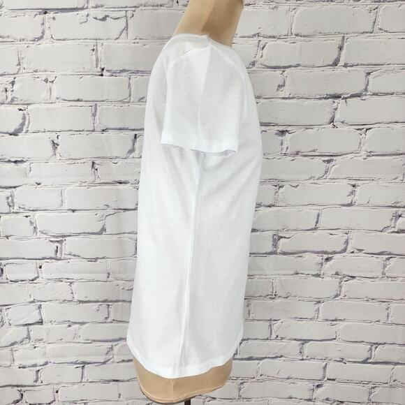 Anne Fontaine Scoop Neck Short Sleeve T-Shirt Womens M - Picture 4 of 11